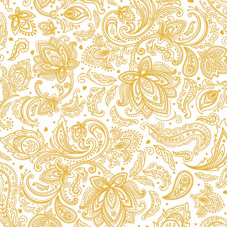 ПВХ панель Б-ПЛАСТ Текстильный орнамент золотой